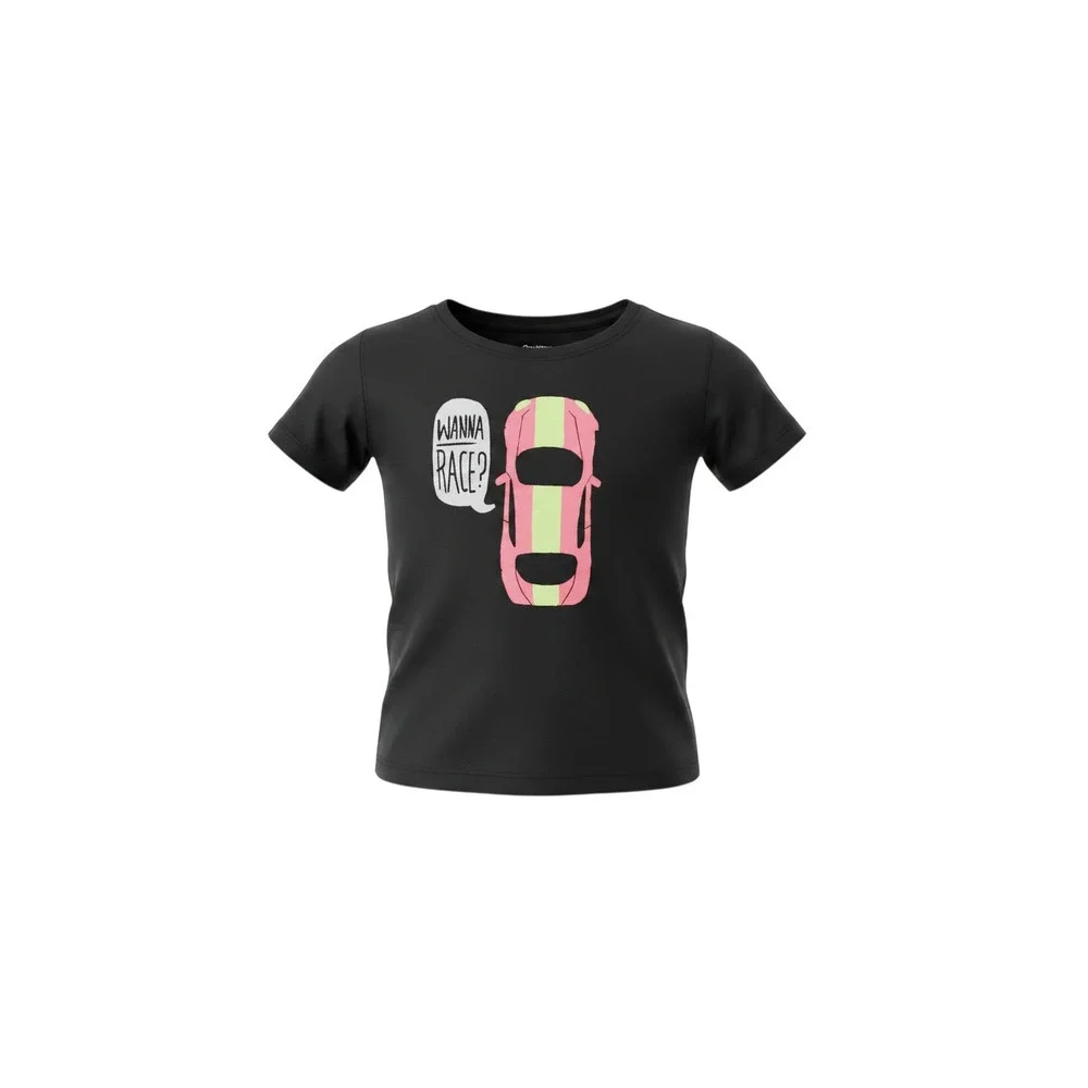 OshKosh B'gosh T-Shirt Baby Boys 9-12M Black  Race Car Graphic Short Sleeve